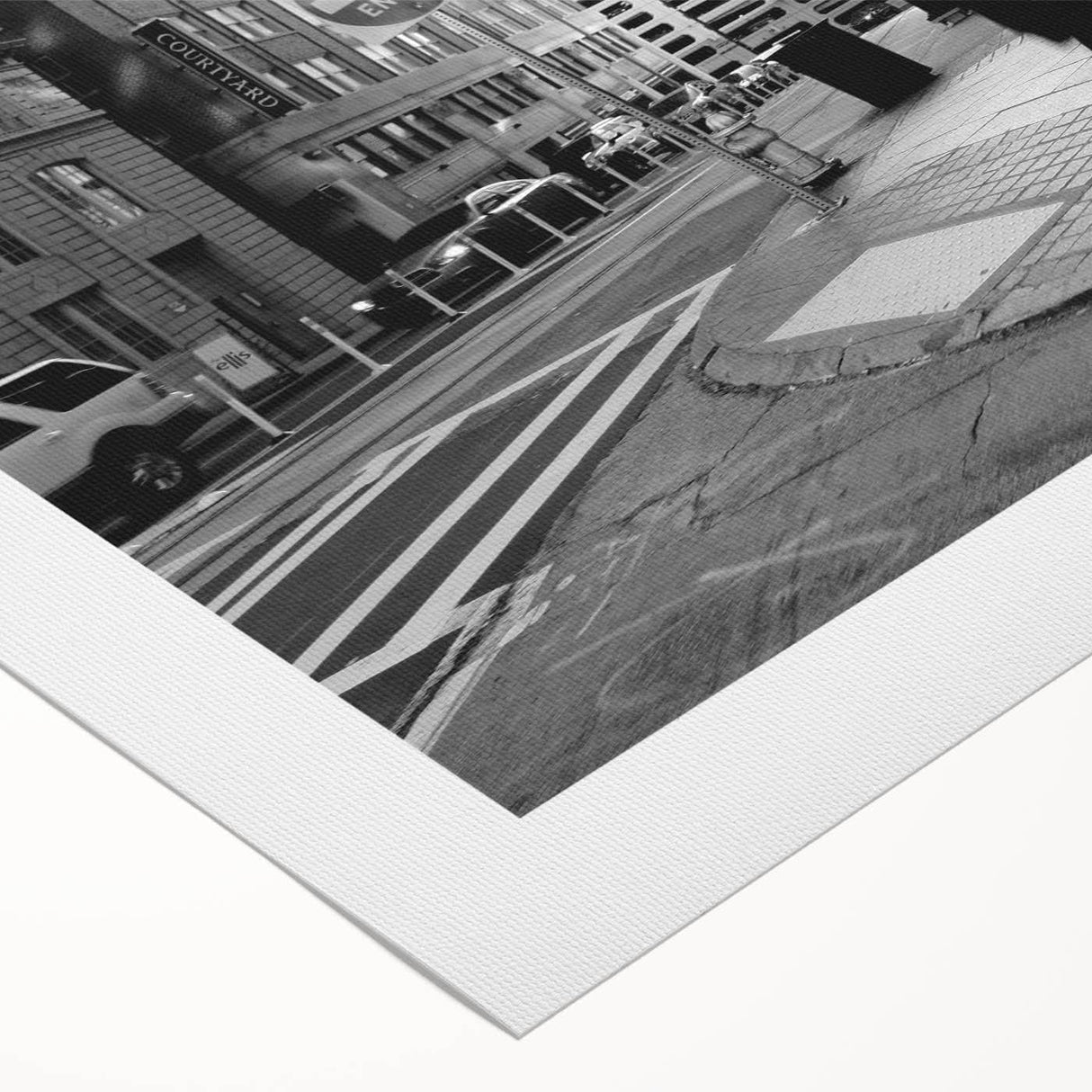 Cityscape Photography Prints - Noir Urban Street Wall Art