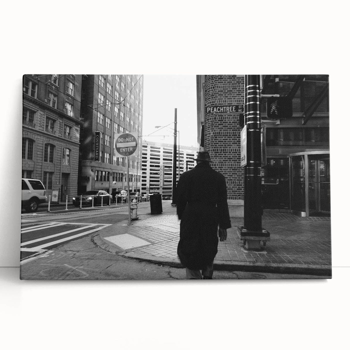 Cityscape Photography Prints - Noir Urban Street Wall Art
