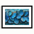 Teal Blossom Flow – Fluid Abstract Wall Art in Rich Blue Tones