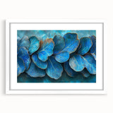 Teal Blossom Flow – Fluid Abstract Wall Art in Rich Blue Tones