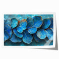 Teal Blossom Flow – Fluid Abstract Wall Art in Rich Blue Tones