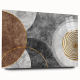 Earthen Harmony Abstracts - Neutral Minimalist Modern Abstract Wall Art