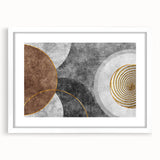 Earthen Harmony Abstracts - Neutral Minimalist Modern Abstract Wall Art
