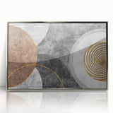 Earthen Harmony Abstracts - Neutral Minimalist Modern Abstract Wall Art