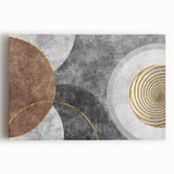 Earthen Harmony Abstracts - Neutral Minimalist Modern Abstract Wall Art