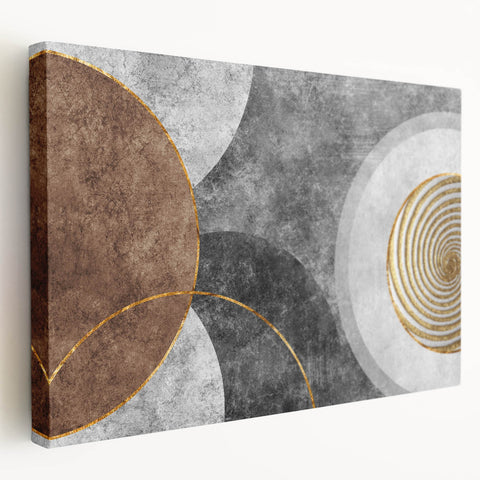Earthen Harmony Abstracts - Neutral Minimalist Modern Abstract Wall Art