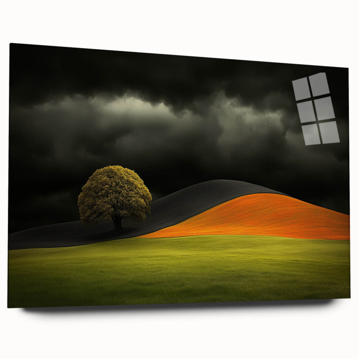 Dramatic Hillside Tree - Fine Art Photography Canvas Prints
