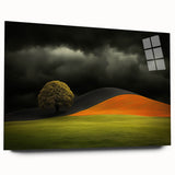 Dramatic Hillside Tree - Fine Art Photography Canvas Prints