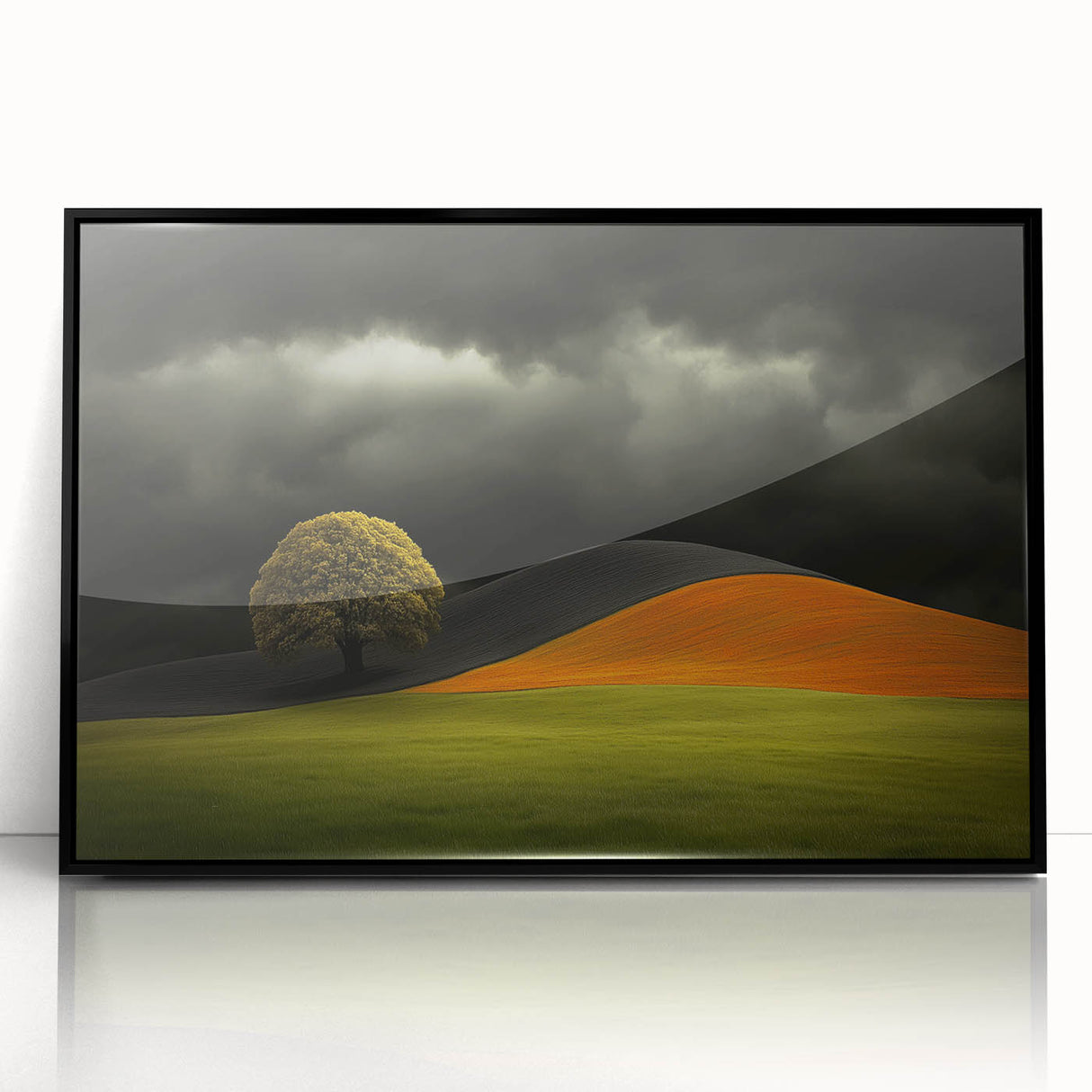 Dramatic Hillside Tree - Fine Art Photography Canvas Prints