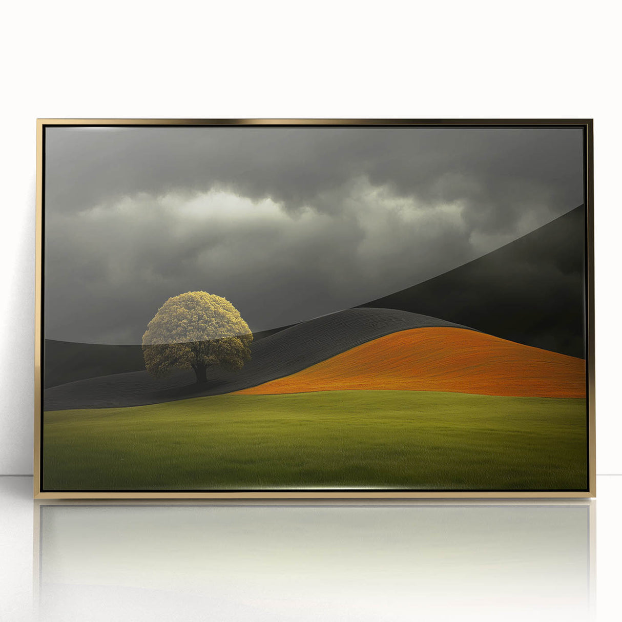 Dramatic Hillside Tree - Fine Art Photography Canvas Prints