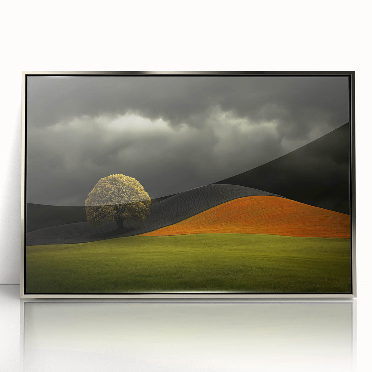Dramatic Hillside Tree - Fine Art Photography Canvas Prints