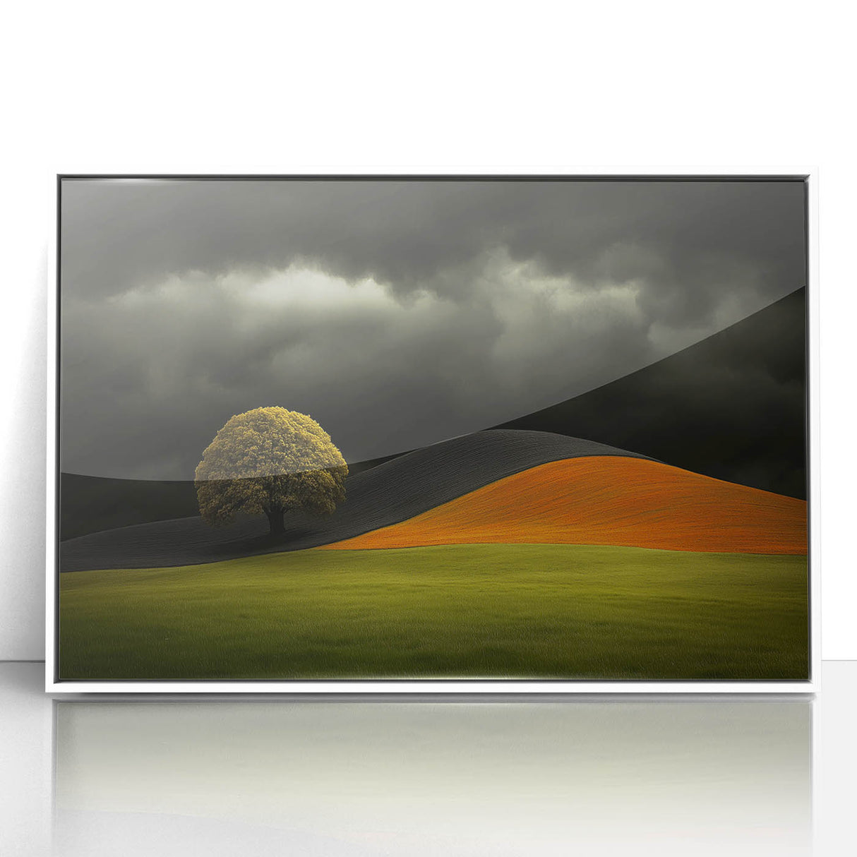 Dramatic Hillside Tree - Fine Art Photography Canvas Prints
