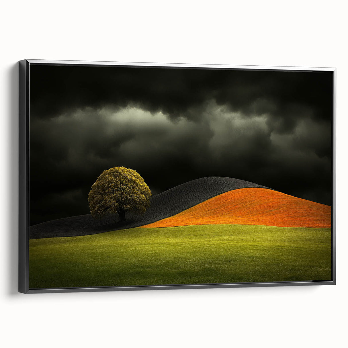 Dramatic Hillside Tree - Fine Art Photography Canvas Prints