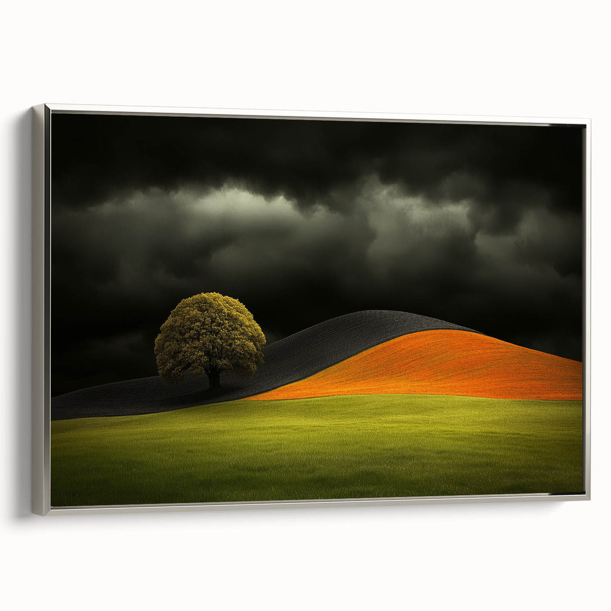 Dramatic Hillside Tree - Fine Art Photography Canvas Prints