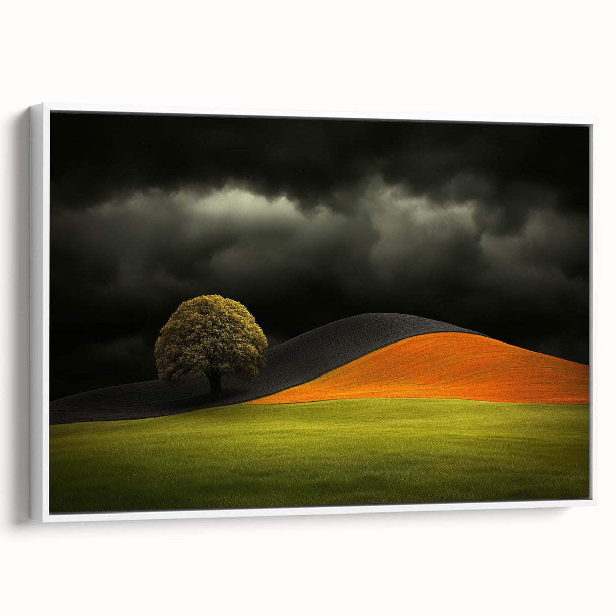 Dramatic Hillside Tree - Fine Art Photography Canvas Prints