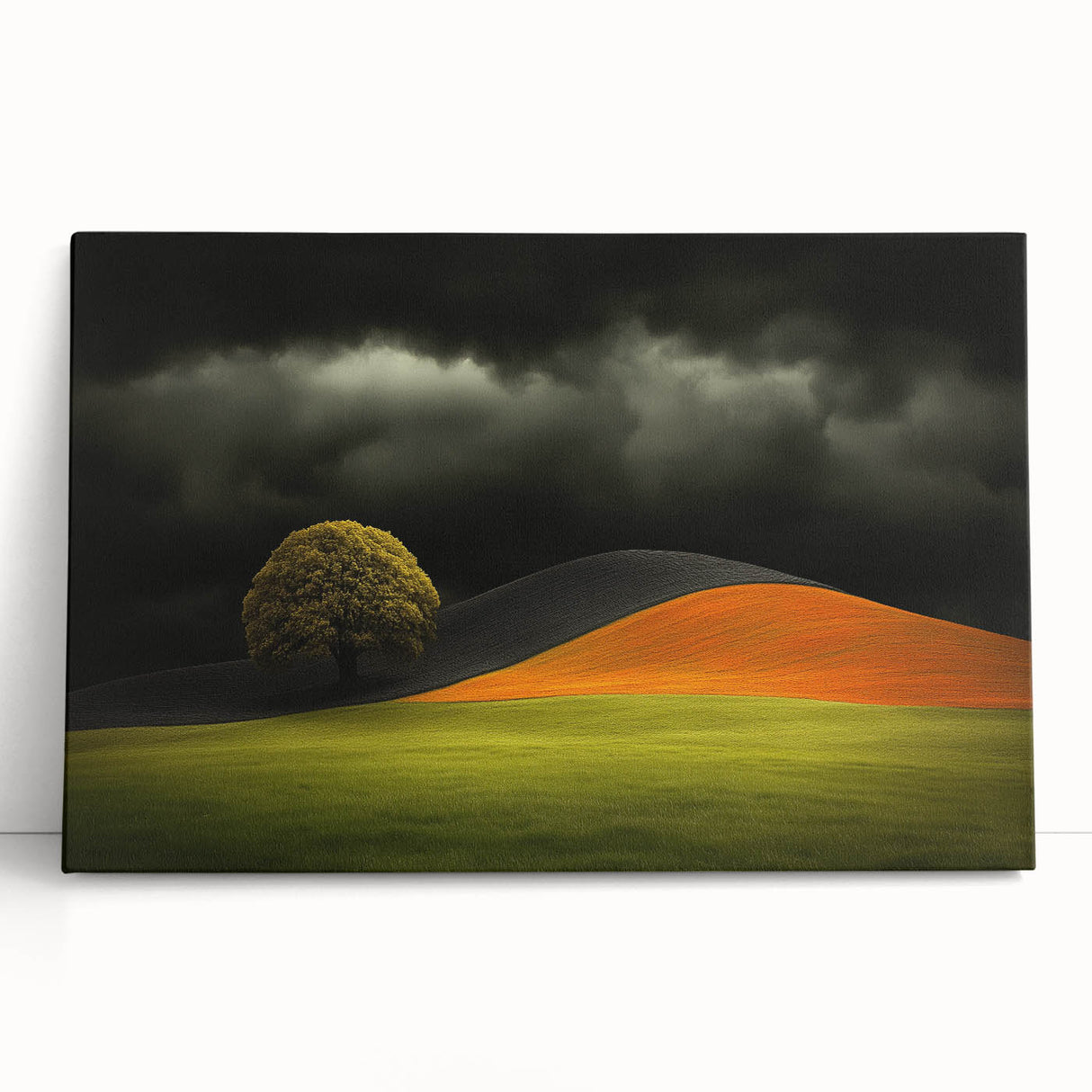 Dramatic Hillside Tree - Fine Art Photography Canvas Prints