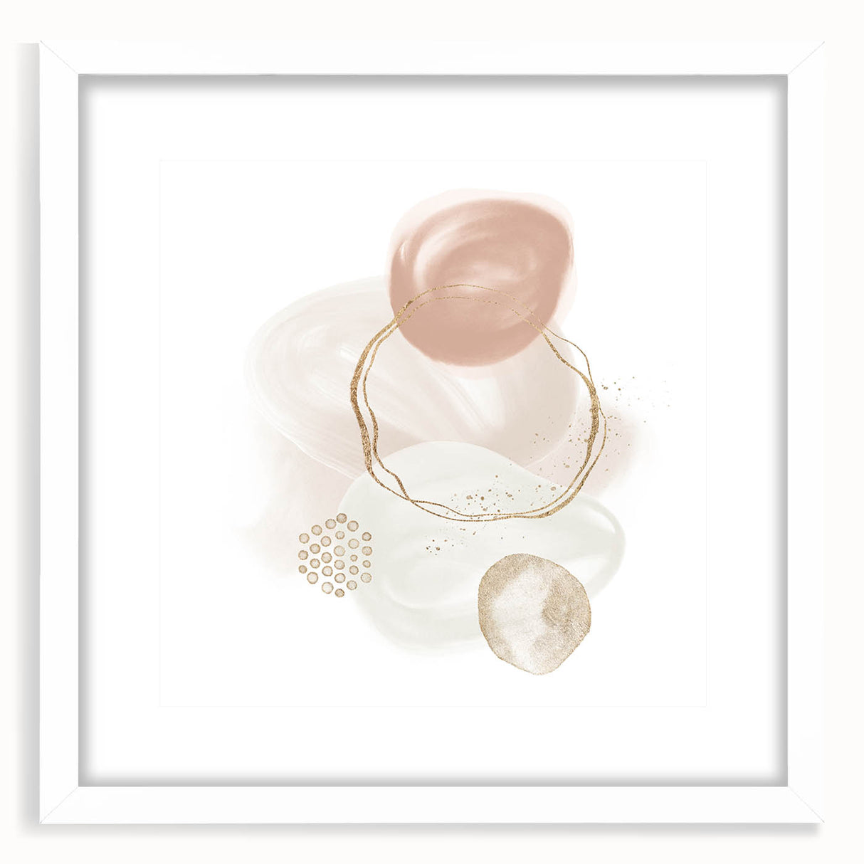 Contemporary Geometric Art for Interiors – Minimalist Soft Tones Print