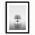 Minimalist Black & White Tree – Elegant Nature Art Print