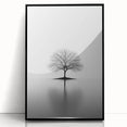 Minimalist Black & White Tree – Elegant Nature Art Print