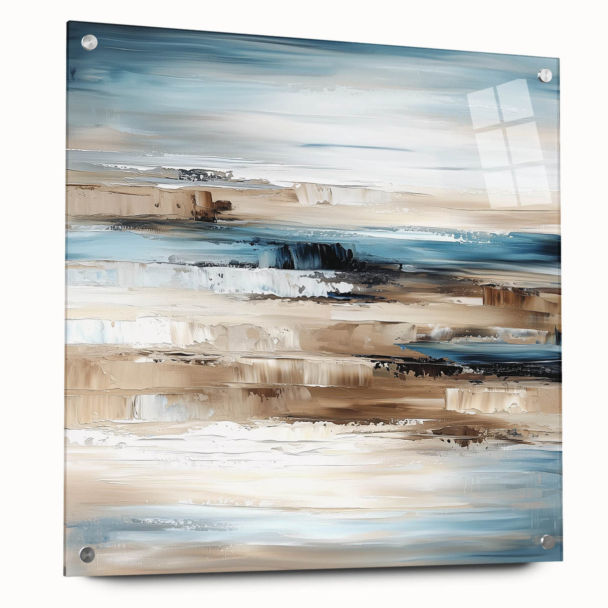 Serene Landscape Wall Art – Calming Coastal Acrylic Print
