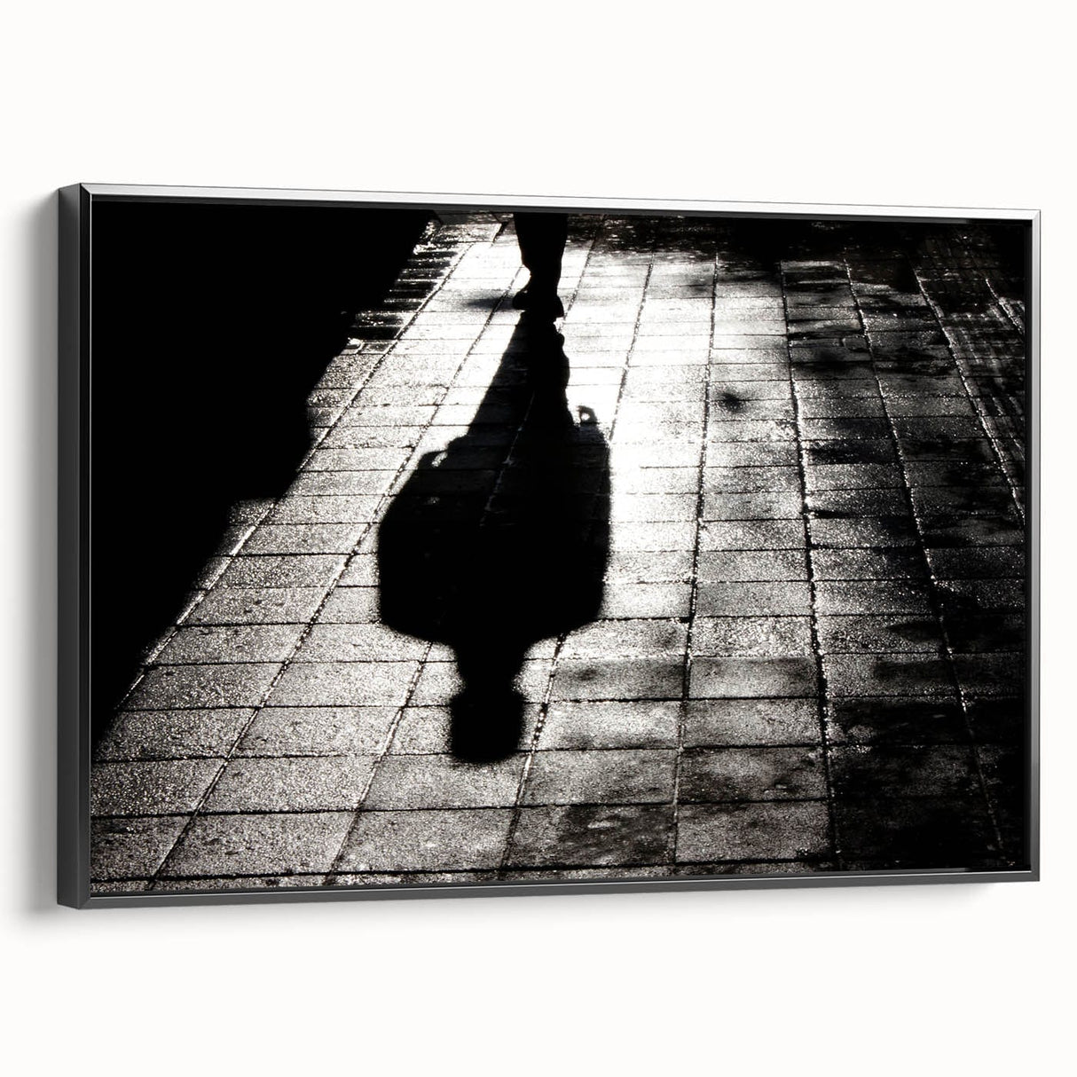 Modern Urban Landscape Art - Dramatic City Silhouette Print