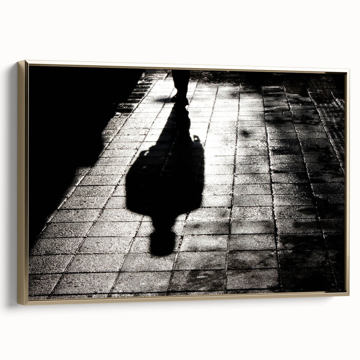 Modern Urban Landscape Art - Dramatic City Silhouette Print