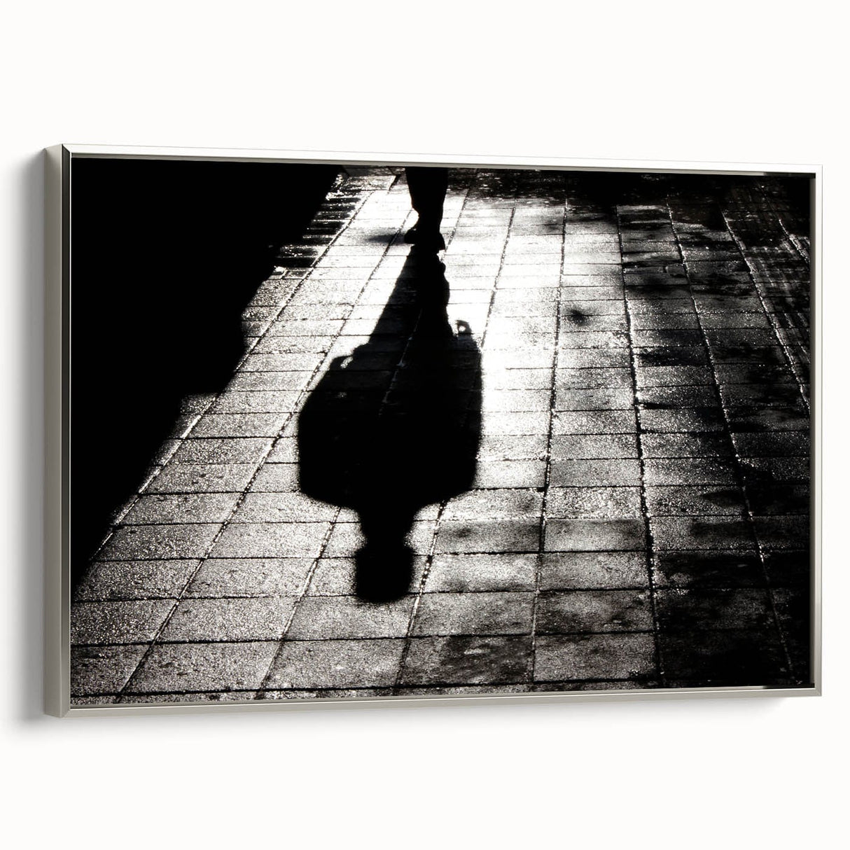 Modern Urban Landscape Art - Dramatic City Silhouette Print