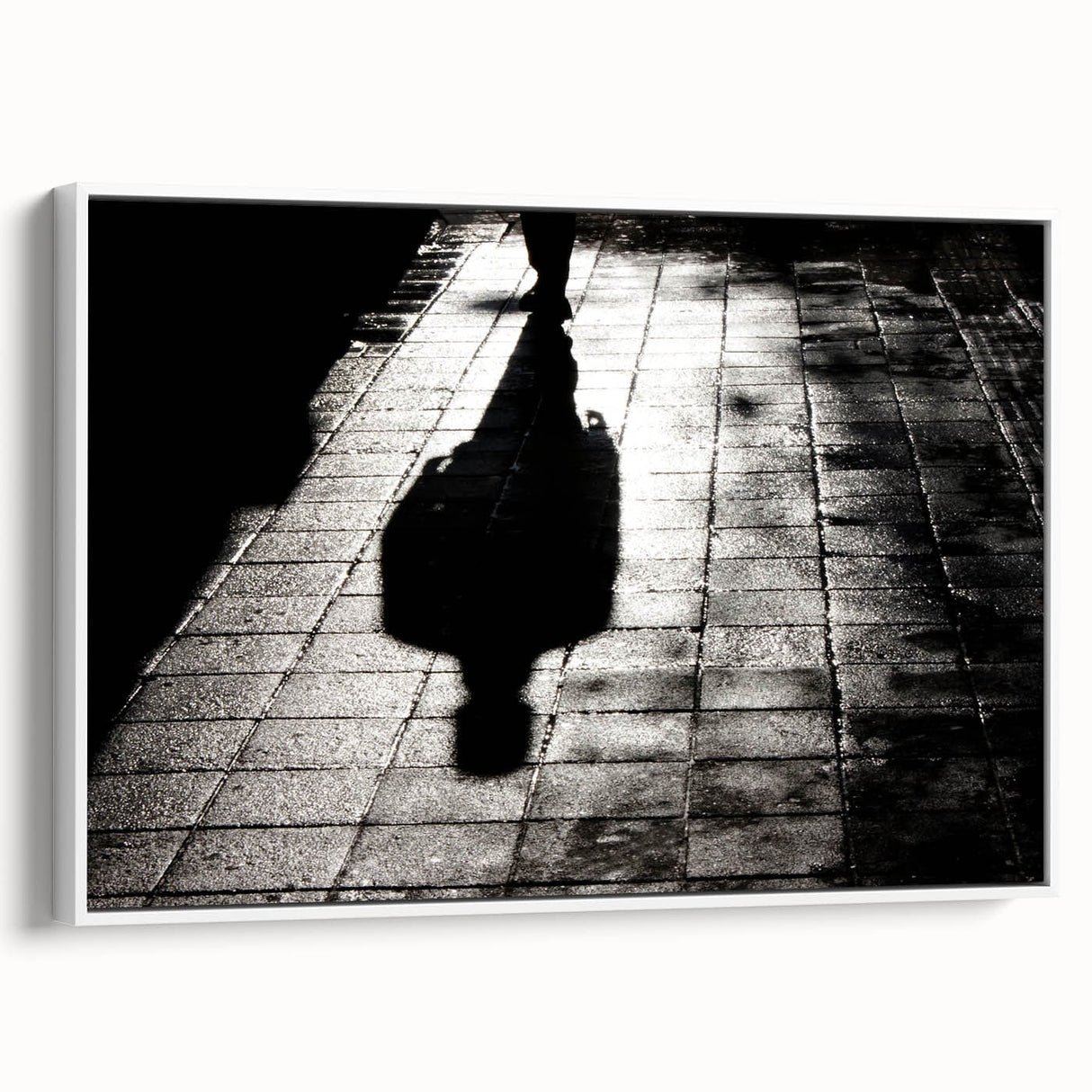 Modern Urban Landscape Art - Dramatic City Silhouette Print