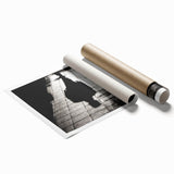 Modern Urban Landscape Art - Dramatic City Silhouette Print