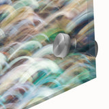 Aqua Resonance – Abstract Fluid Canvas Art with Teal and Gold