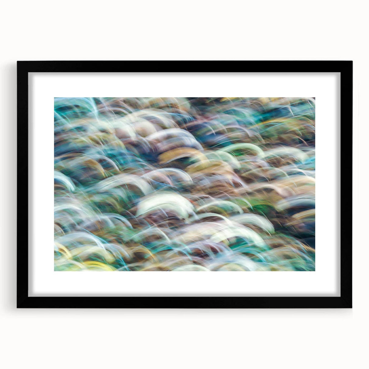 Aqua Resonance – Abstract Fluid Canvas Art with Teal and Gold
