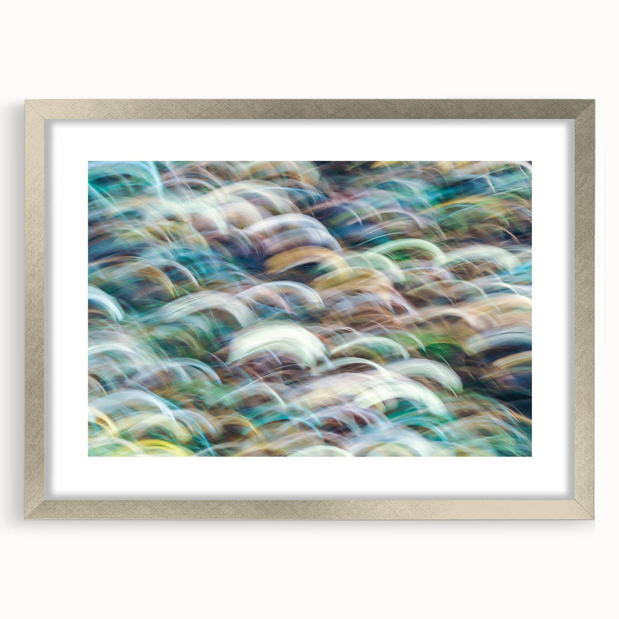 Aqua Resonance – Abstract Fluid Canvas Art with Teal and Gold