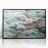 Aqua Resonance – Abstract Fluid Canvas Art with Teal and Gold