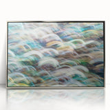 Aqua Resonance – Abstract Fluid Canvas Art with Teal and Gold