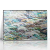 Aqua Resonance – Abstract Fluid Canvas Art with Teal and Gold