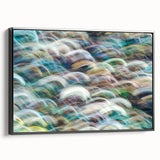 Aqua Resonance – Abstract Fluid Canvas Art with Teal and Gold