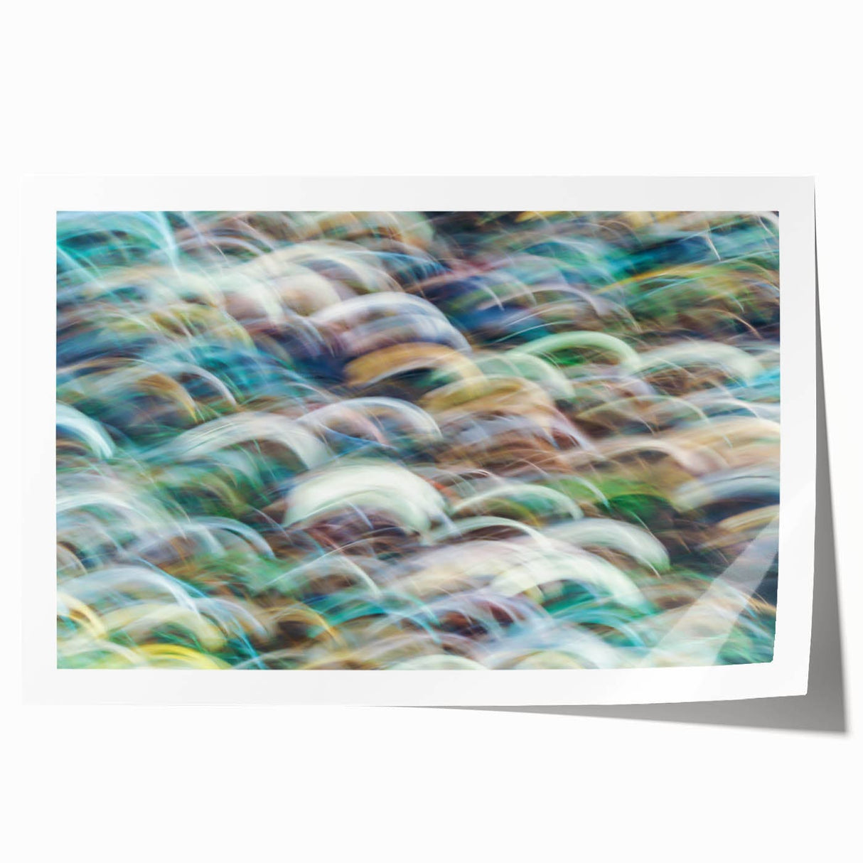 Aqua Resonance – Abstract Fluid Canvas Art with Teal and Gold