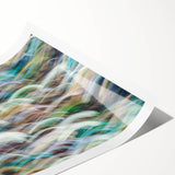 Aqua Resonance – Abstract Fluid Canvas Art with Teal and Gold