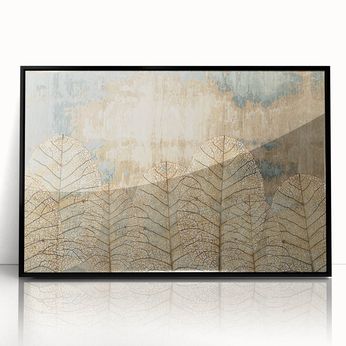 Earthen Harmony Abstracts – Nature-Inspired Neutral Wall Art Print