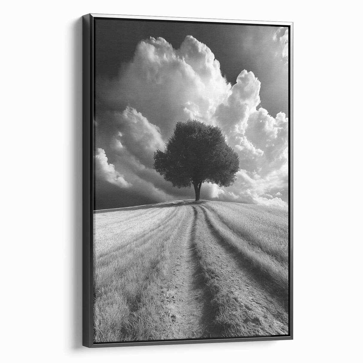 Dramatic Lone Tree - Fine Art Photography Metal Prints
