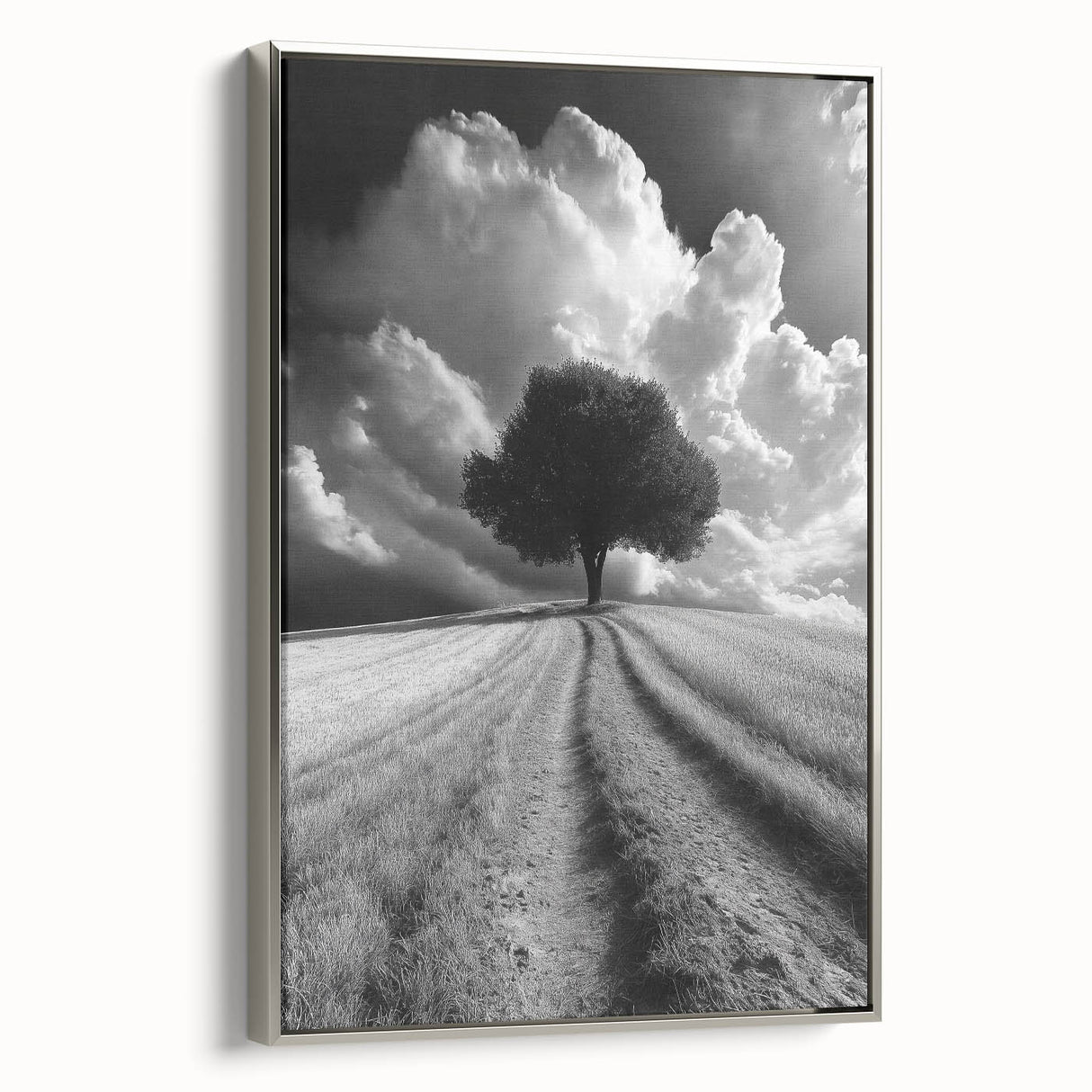 Dramatic Lone Tree - Fine Art Photography Metal Prints