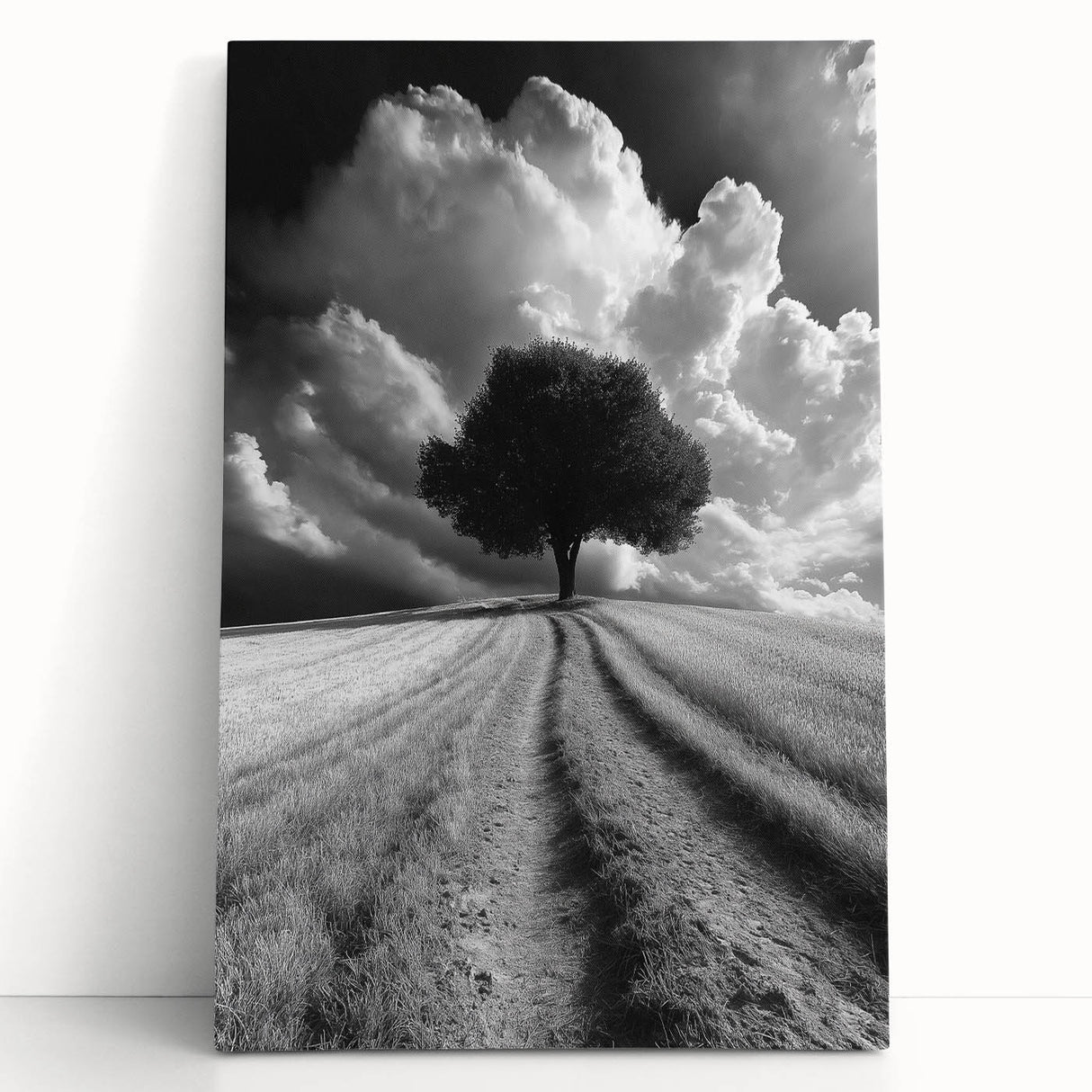 Dramatic Lone Tree - Fine Art Photography Metal Prints