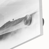 Abstract Canvas Wall Art – Modern Black & White Landscape Print