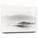 Abstract Canvas Wall Art – Modern Black & White Landscape Print