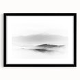 Abstract Canvas Wall Art – Modern Black & White Landscape Print