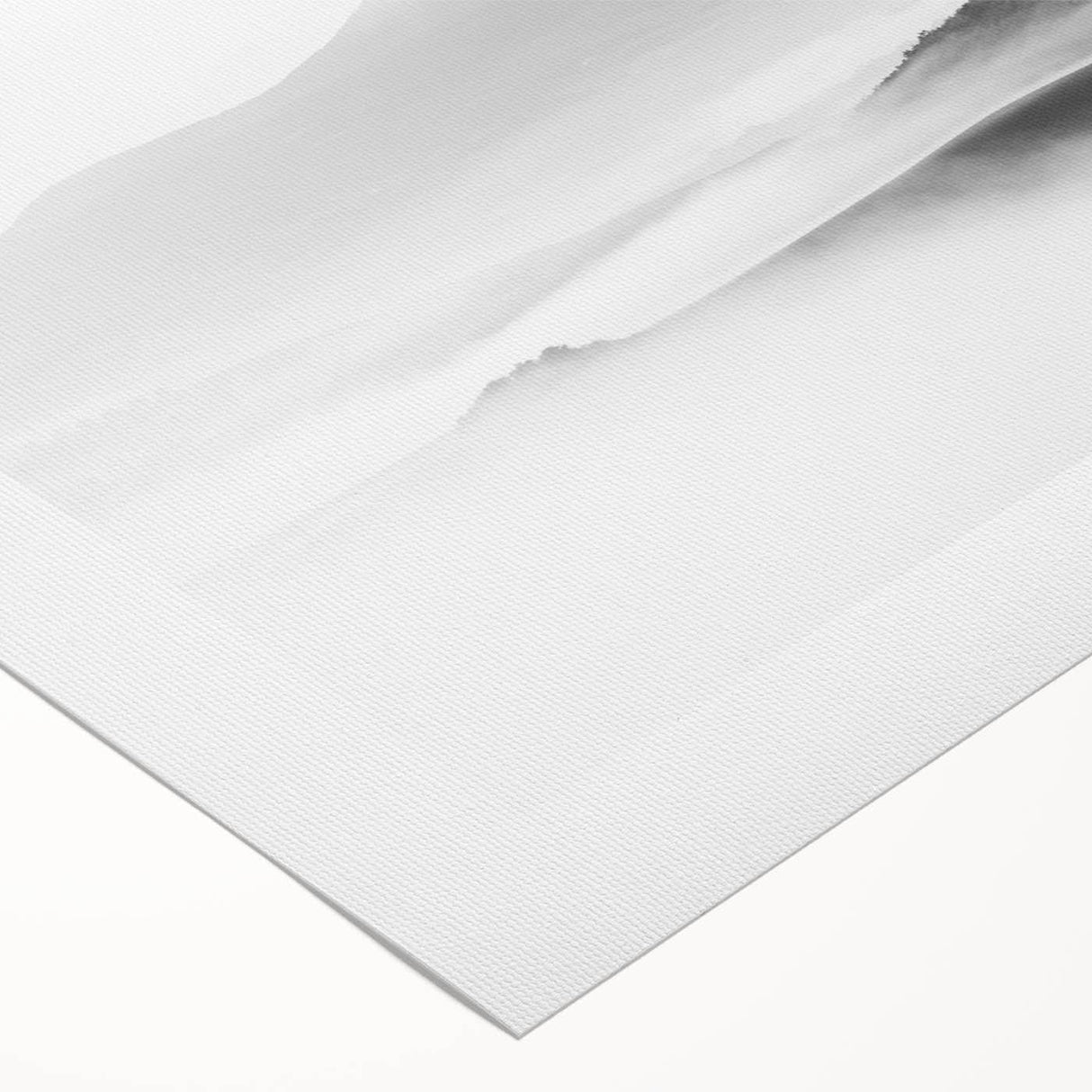 Abstract Canvas Wall Art – Modern Black & White Landscape Print