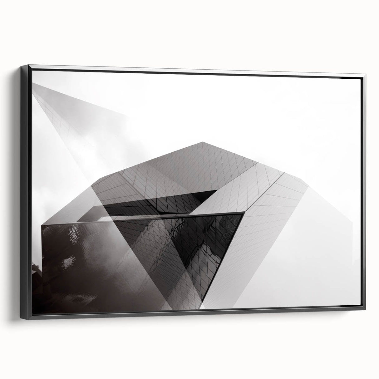 Urban Skyline Canvas Prints - Abstract Architectural City Art
