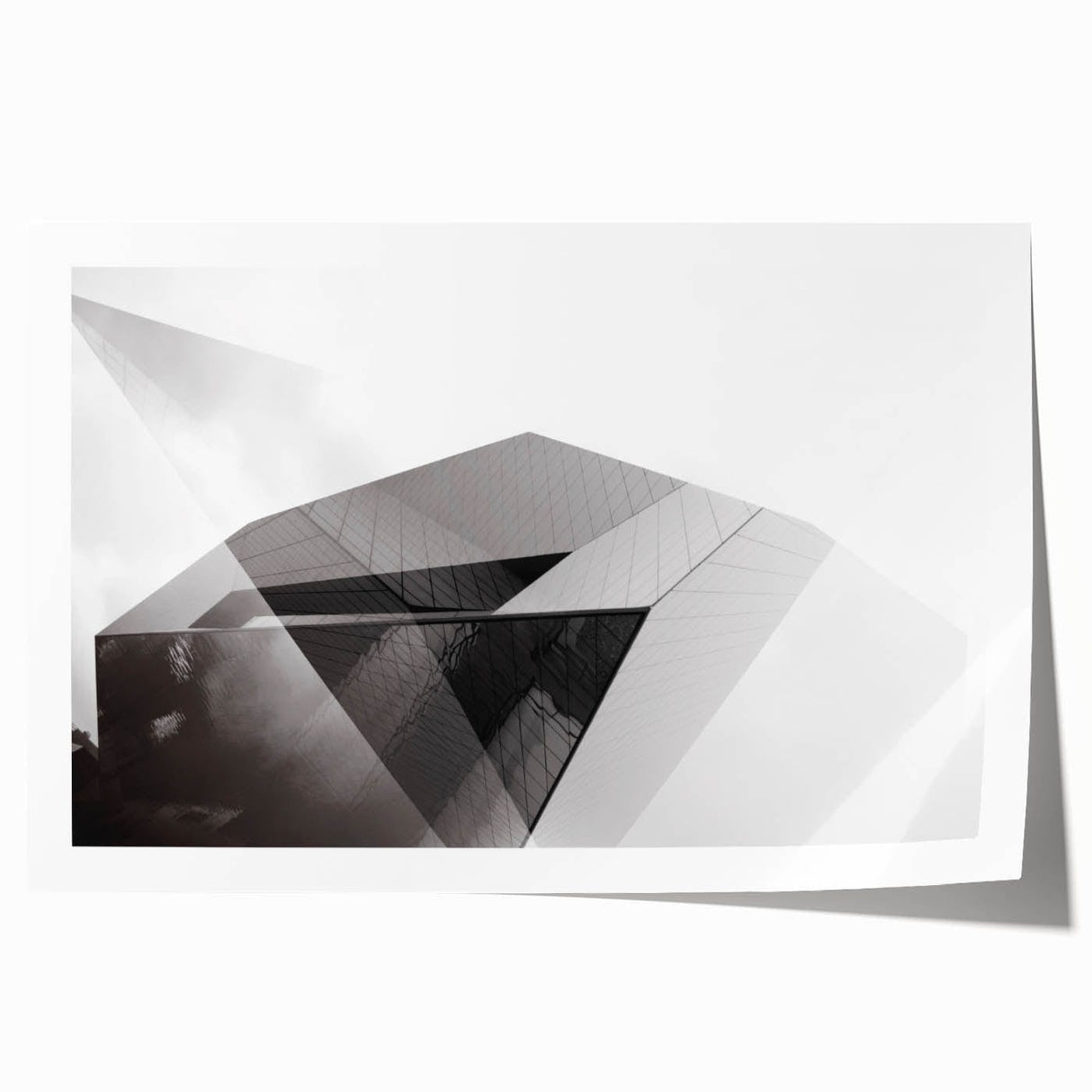 Urban Skyline Canvas Prints - Abstract Architectural City Art