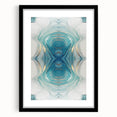 Fluid Acrylic Wall Decor – Oceanic Teal Modern Fluid Art Prints