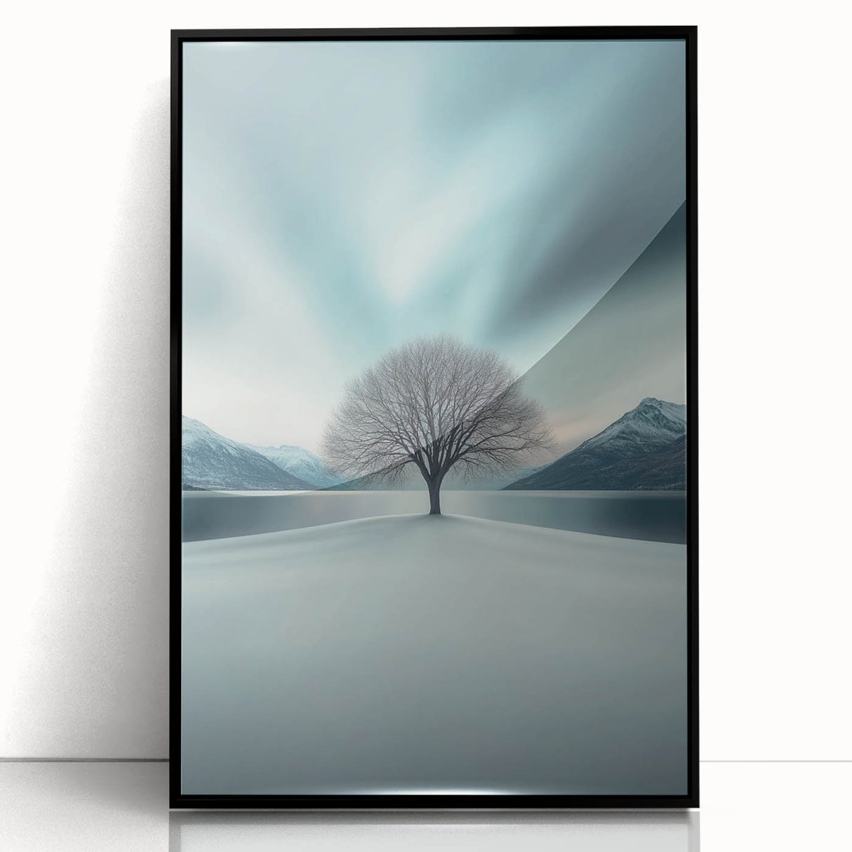Serene Winter Landscape - Fine Art Photography Canvas Prints